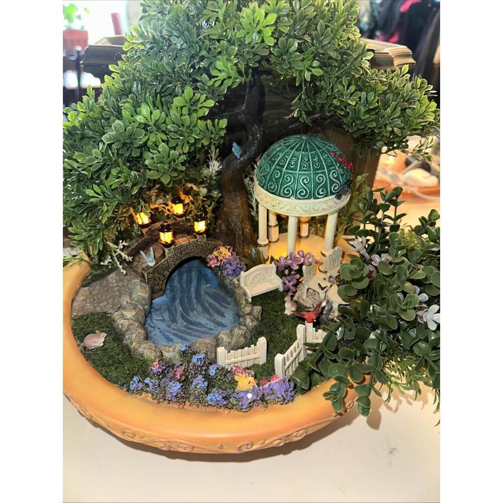 The Bradford Exchange Always In Bloom Love Lives Here Lighted Table Centerpiece
